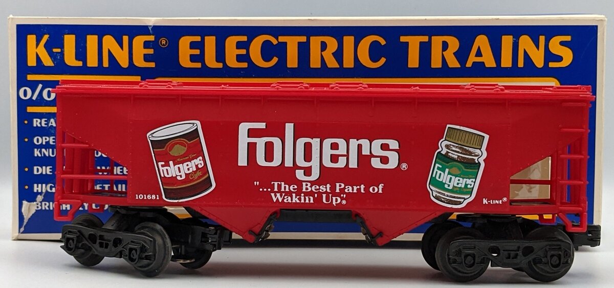 K-Line K101681 Folgers 2-Bay Hopper EX/Box
