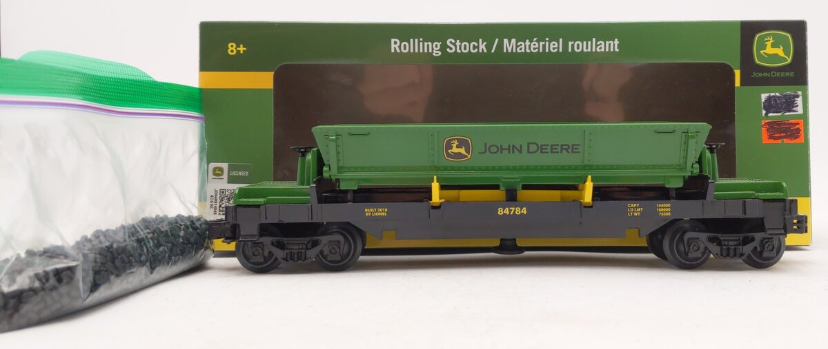 Lionel 6-84784 O John Deere Harvest Dump Car LN/Box