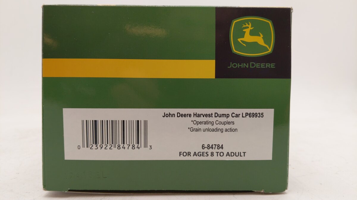 Lionel 6-84784 O John Deere Harvest Dump Car LN/Box