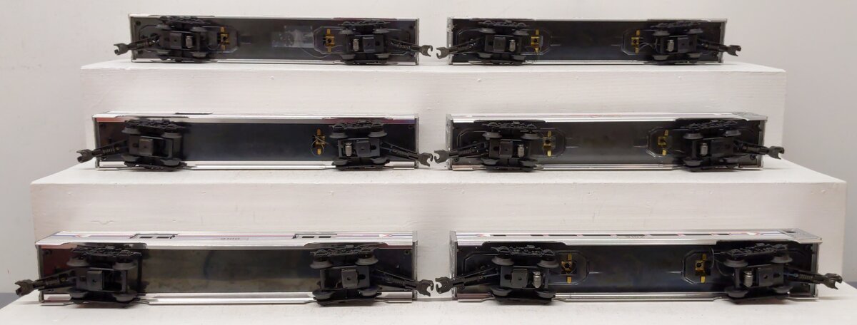 Lionel O Amtrak Passenger Cars Set 6-19101,6-19102, 6-19103, 6-19104, 6-19105[6] EX/Box