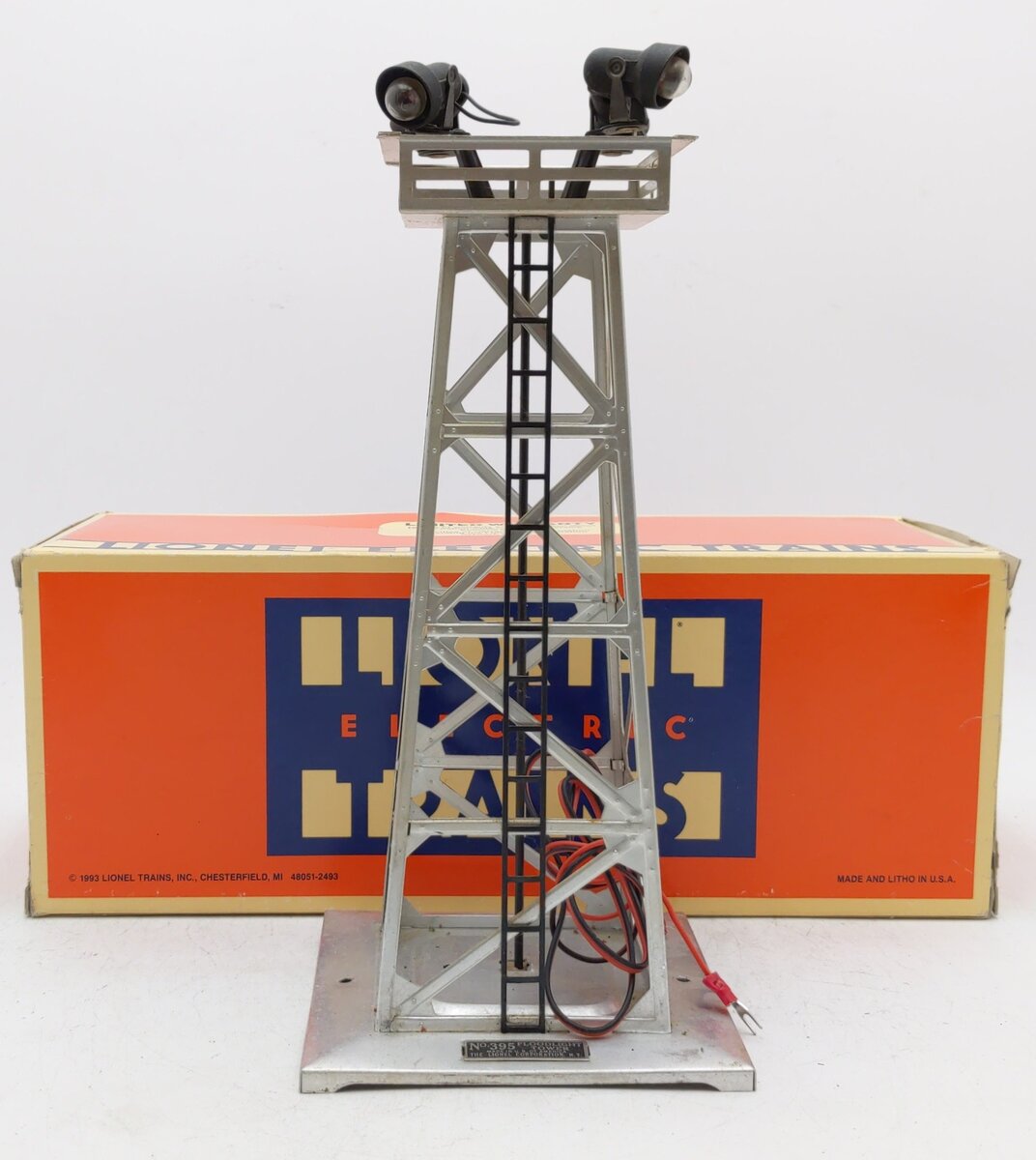 Lionel 6-12886 O Gauge 395 4-Light Floodlight Tower EX/Box