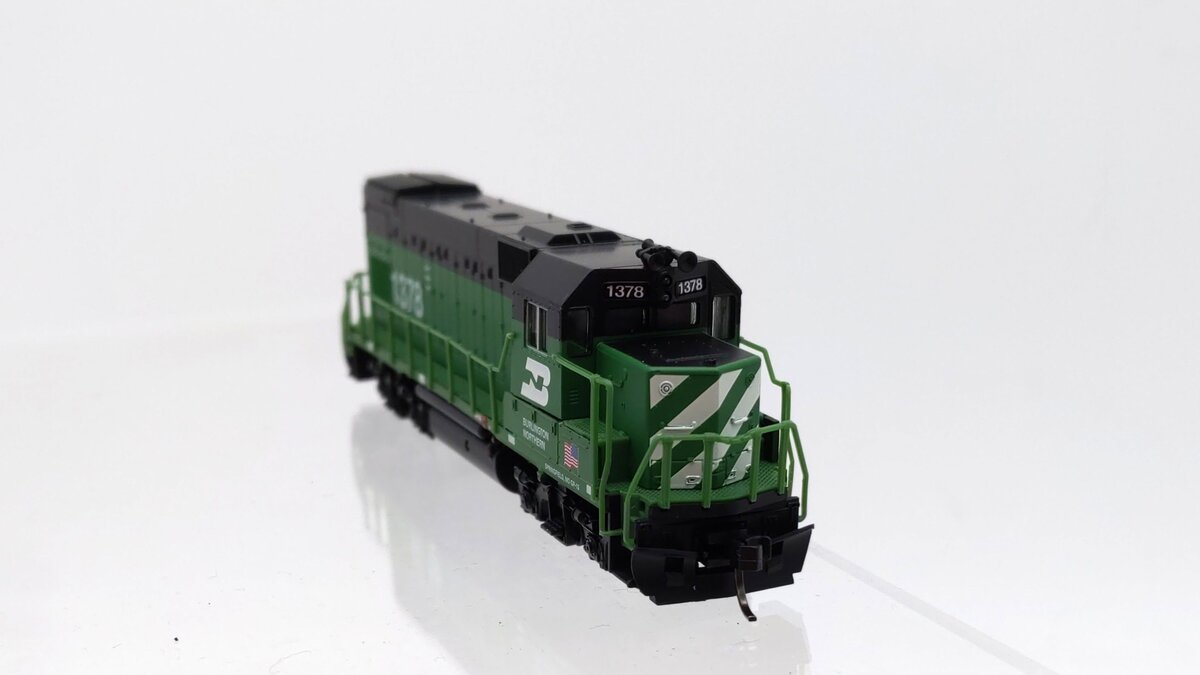 Atlas 40004984 N Burlington Northern Trainman GP15-1 Diesel Locomotive #1378 LN/Box