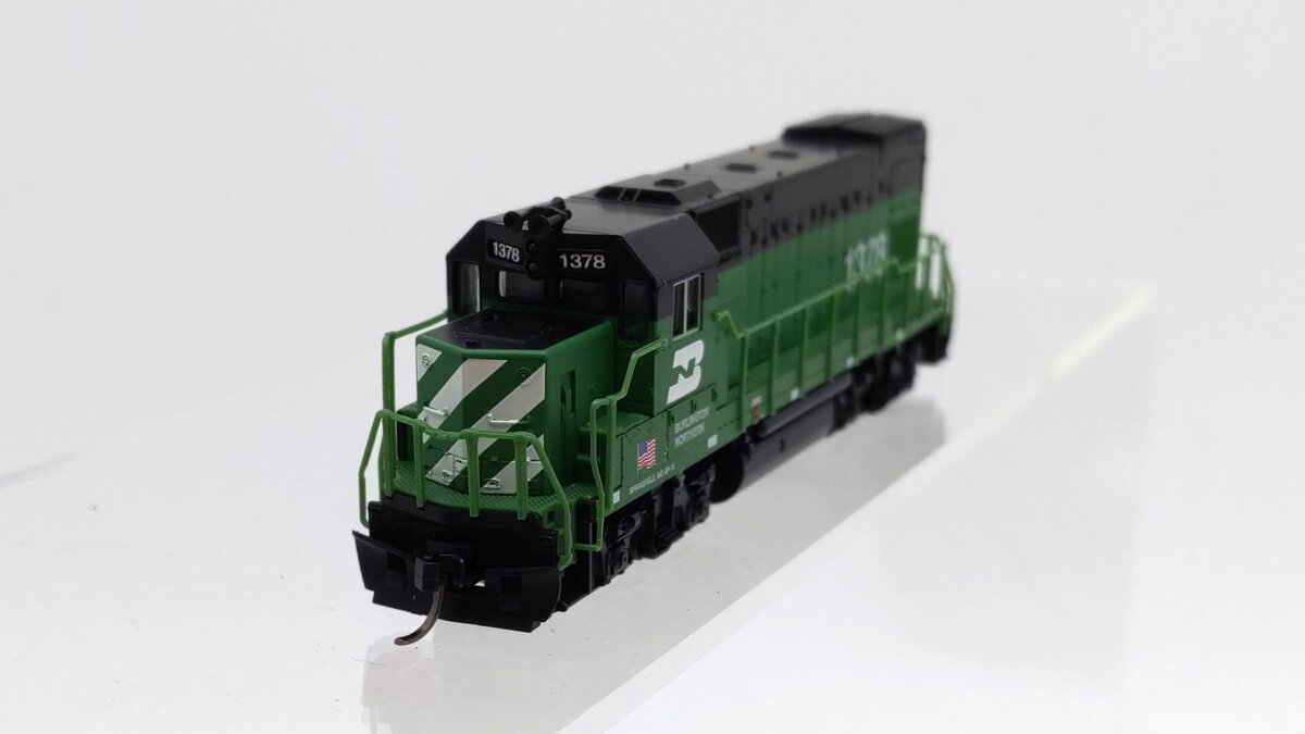 Atlas 40004984 N Burlington Northern Trainman GP15-1 Diesel Locomotive #1378 LN/Box