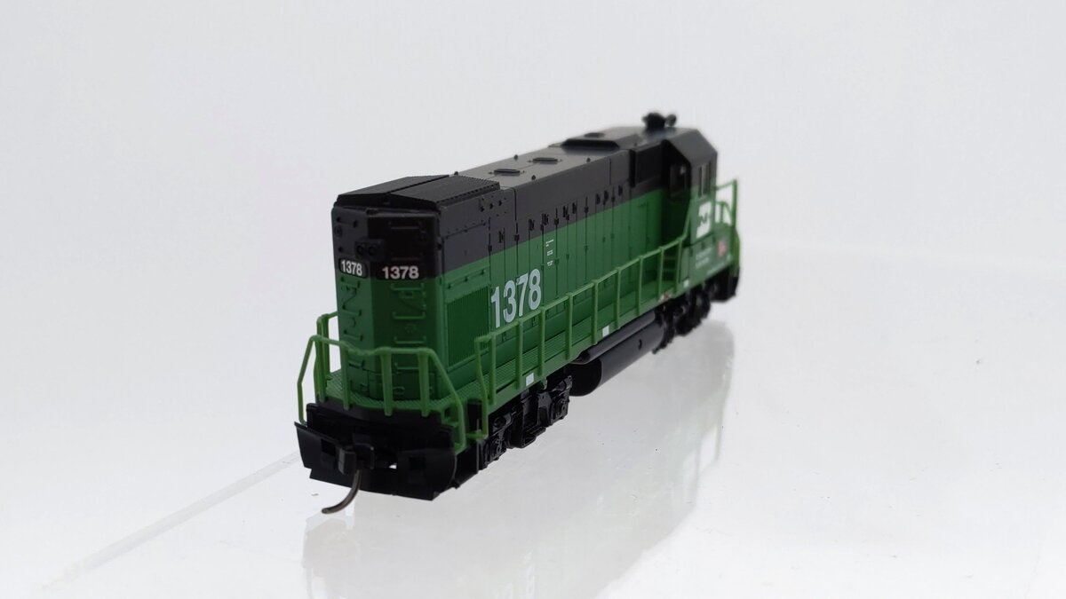 Atlas 40004984 N Burlington Northern Trainman GP15-1 Diesel Locomotive #1378 LN/Box