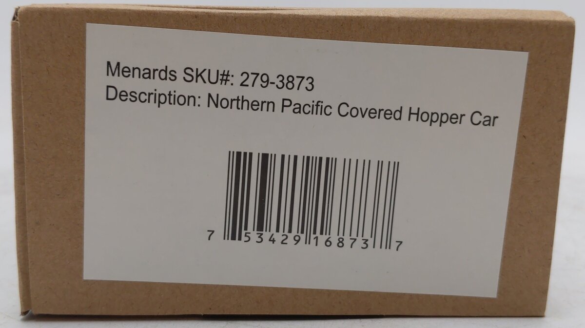 Menards 279-3873 O27 Northern Pacific Covered Hopper #3472 EX/Box