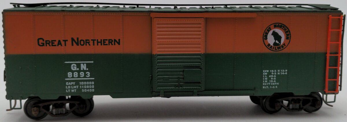 American Models S Scale Great Northern Boxcar #8893 VG/Box