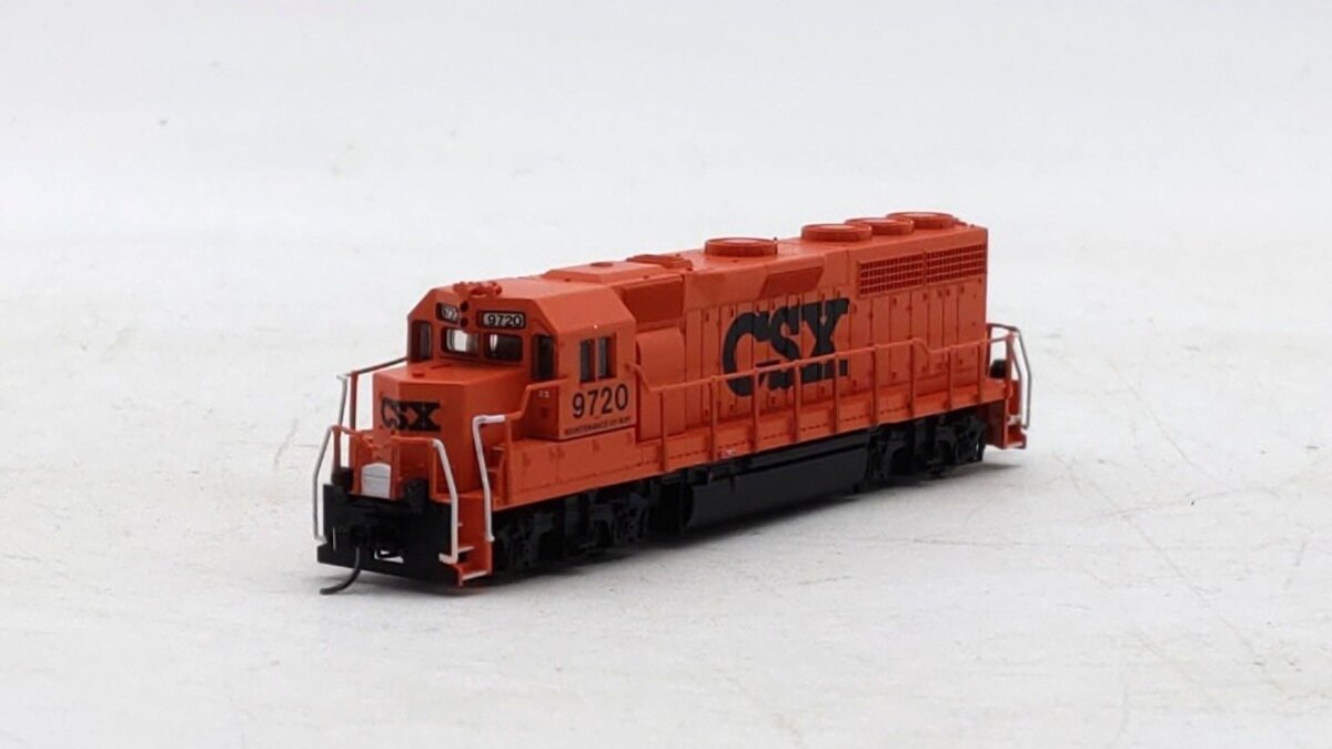 Atlas 40005254 N Scale CSX Transportation GP-40 Diesel #9720 w/Ditch Lights LN/Box
