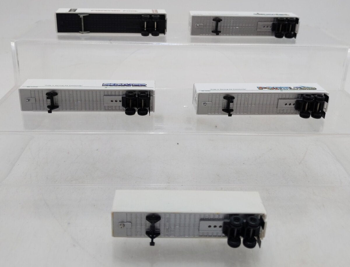 Atlas and Others N Scale Assorted Trailers [5] EX