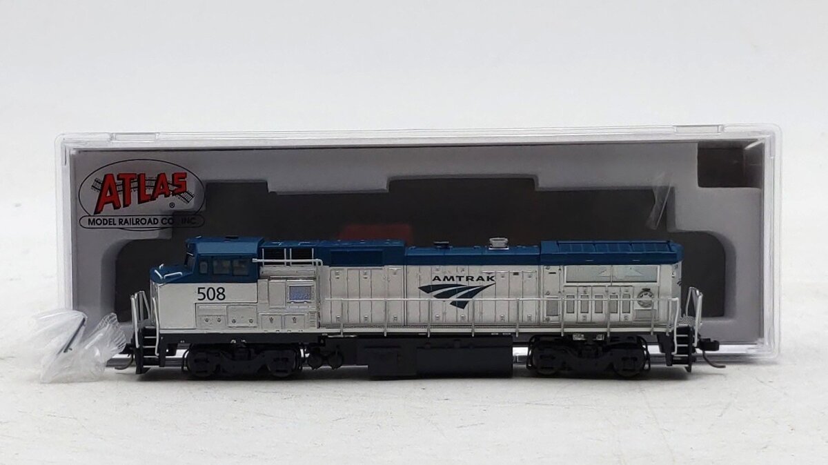 Atlas 40005150 N Amtrak Phase V Dash 8-40Bw Diesel Locomotive Standard DC #508 LN/Box