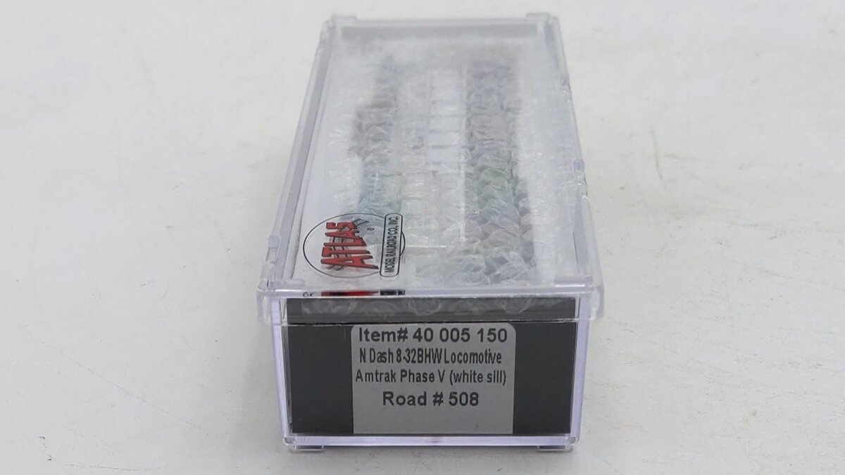 Atlas 40005150 N Amtrak Phase V Dash 8-40Bw Diesel Locomotive Standard DC #508 LN/Box