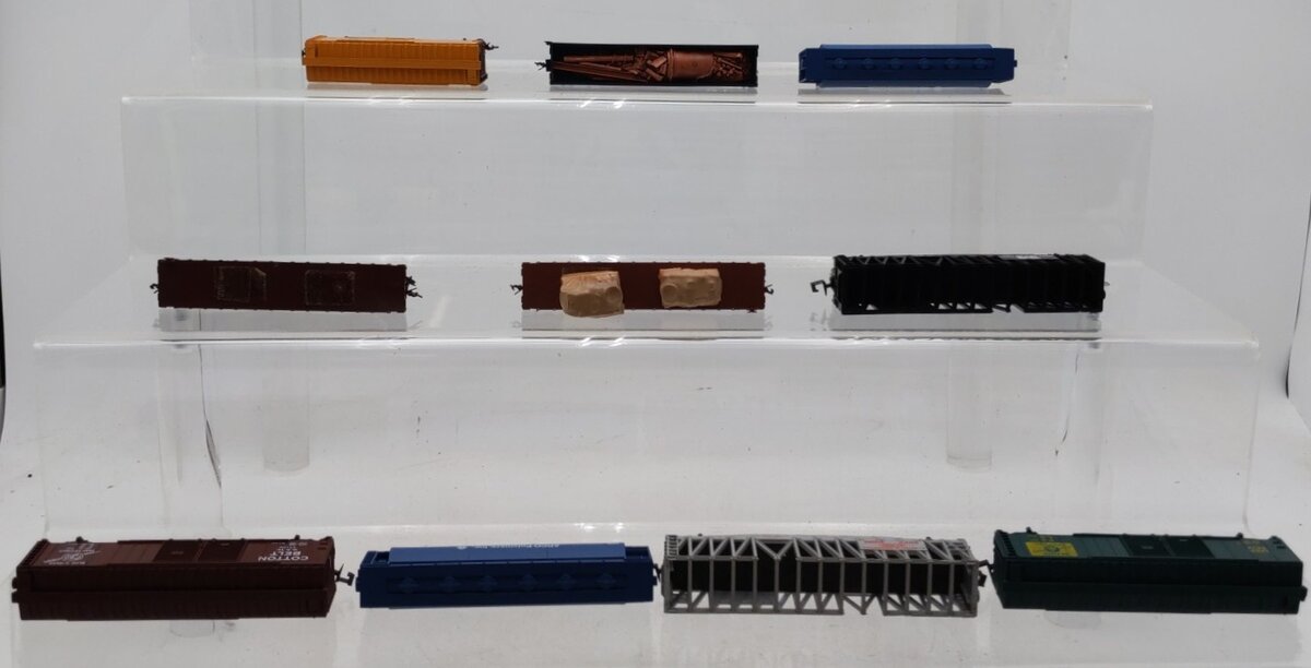 Atlas and Others N Scale Assorted Freight Cars [10] VG