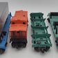 Lionel O Gauge Pastel Freight Car Assortment: 37000, 19486, 6508, 16910 [4] EX