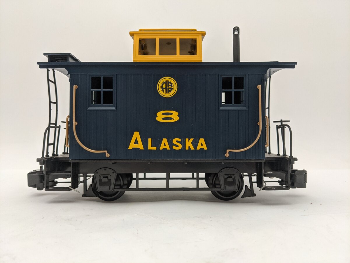 Bachmann G Scale Alaska Railroad (ARR) Caboose-Custom Painted/Box