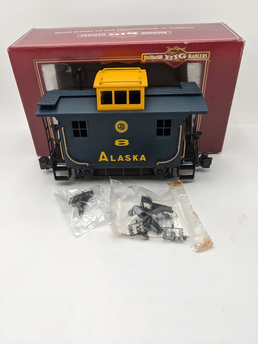 Bachmann G Scale Alaska Railroad (ARR) Caboose-Custom Painted/Box