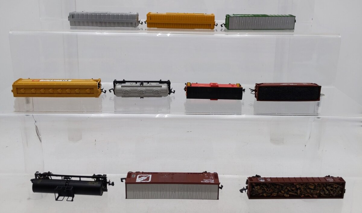 Atlas and Others N Scale Assorted Freight Cars [10] EX