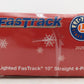 Lionel 2025010 O Gauge 10" Straight Fastrack w/ Multi-Colored Lights (Pack of 4) EX/Box