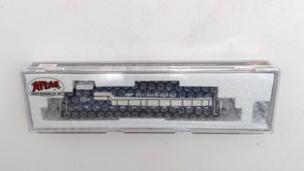 Atlas 40005656 N Pan Am Railway Silver Dash 8-40C Diesel Locomotive #7534 LN/Box