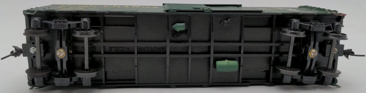 American Models 1136 S Scale (Hi-Rail) Susie Q 40' Boxcar #521 VG