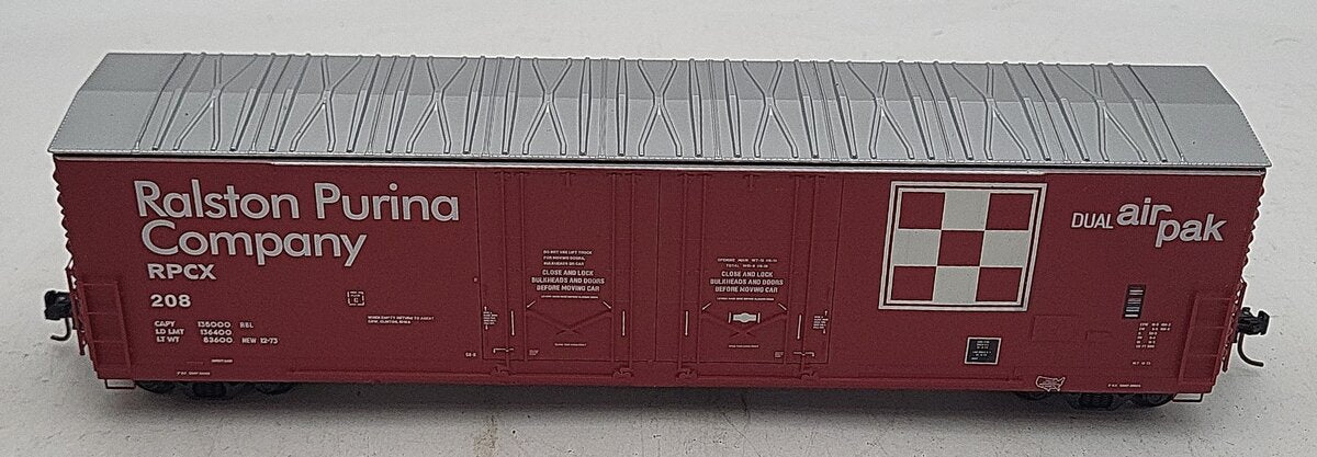 Des Plaines Hobbies SSA18031 S Scale Ralston Purina Insulated Boxcar #208 LN/Box
