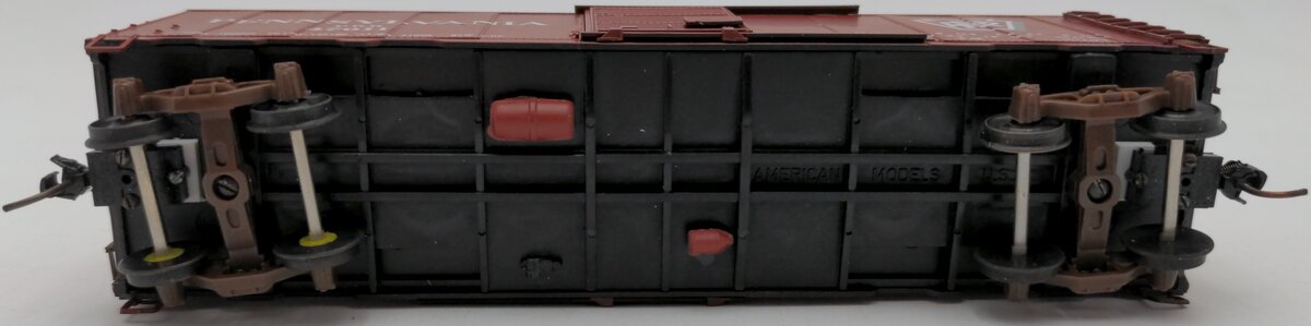 American Models S Scale Pennsylvania Boxcar #47011 EX
