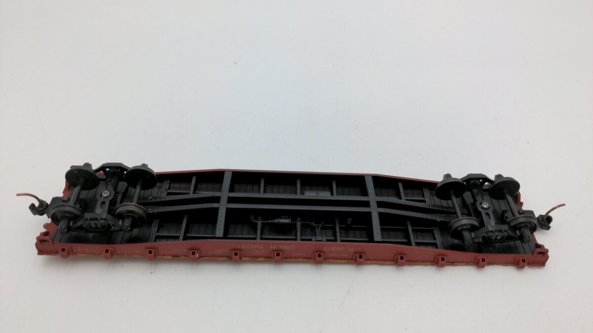 American Models 6021 S Scale Union Pacific 46' Flat Car EX/Box
