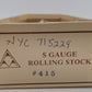 American Models 415 S Scale NYC 52' Gondola w/o Pipe Load #715229 EX/Box