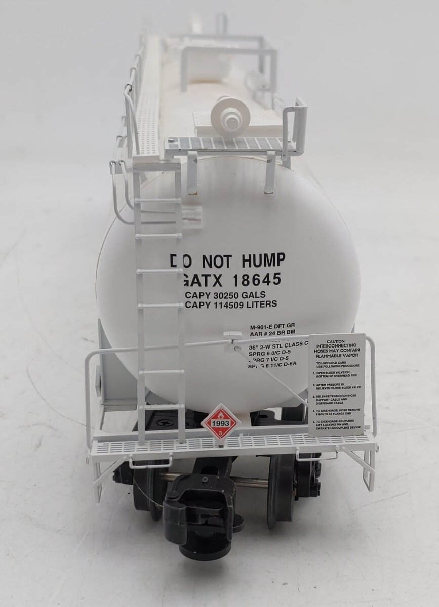 Lionel 6-85137 O Tank Train Car White #18645 EX/Box