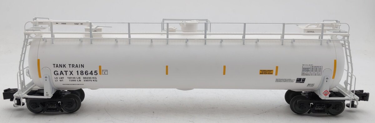 Lionel 6-85137 O Tank Train Car White #18645 EX/Box