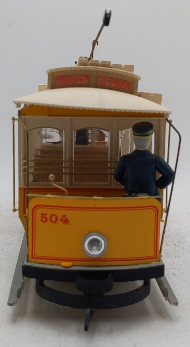 Bachmann 93938 G Scale United Traction Co Motorized Open Street Car EX