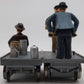 Bachmann 96201 G Motorized Handcar with Trailer EX