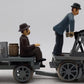 Bachmann 96201 G Motorized Handcar with Trailer EX