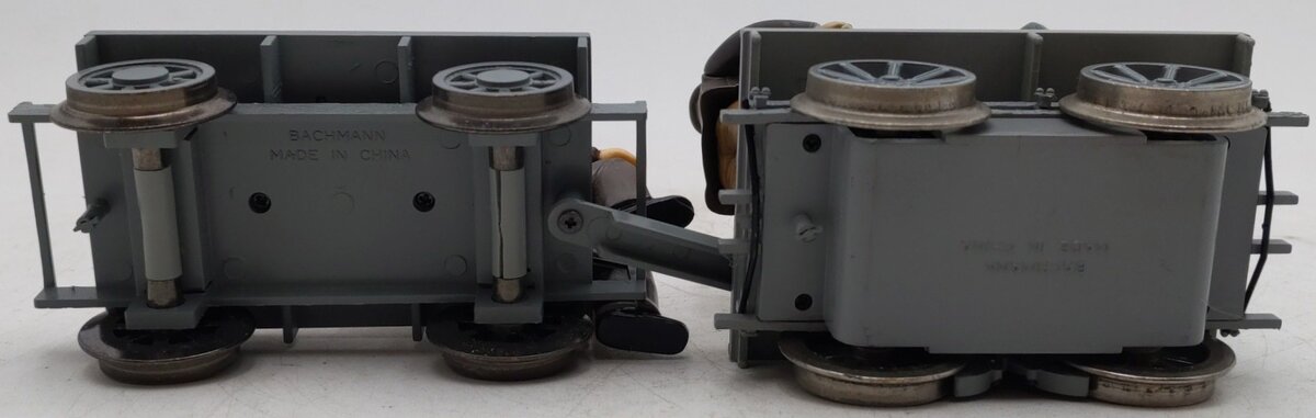 Bachmann 96201 G Motorized Handcar with Trailer EX