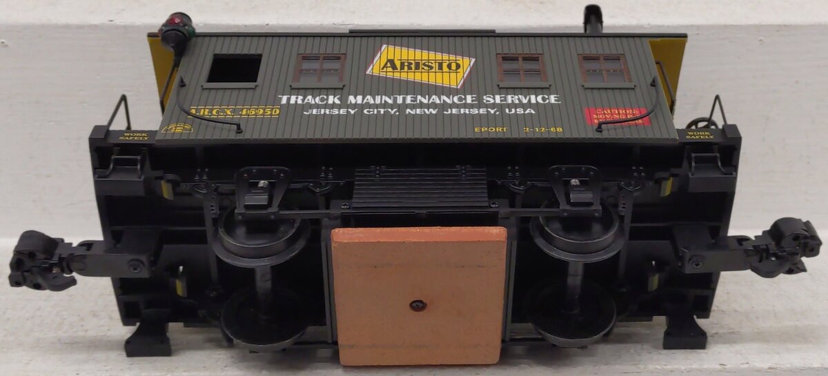 Aristo-Craft 46950 G Track Maint. Service Car/Track Cleaning Car #46950 EX