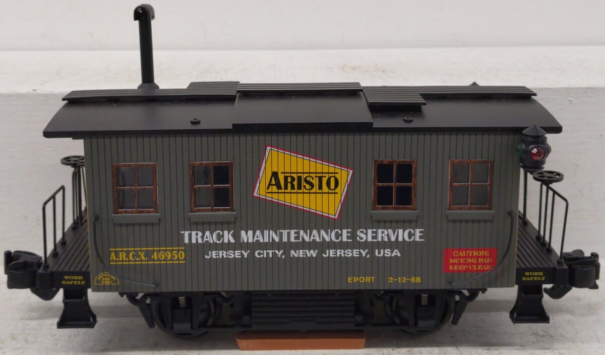 Aristo-Craft 46950 G Track Maint. Service Car/Track Cleaning Car #46950 EX