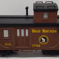 Lionel G Scale 8-87705 Great Northern Caboose #7705 EX