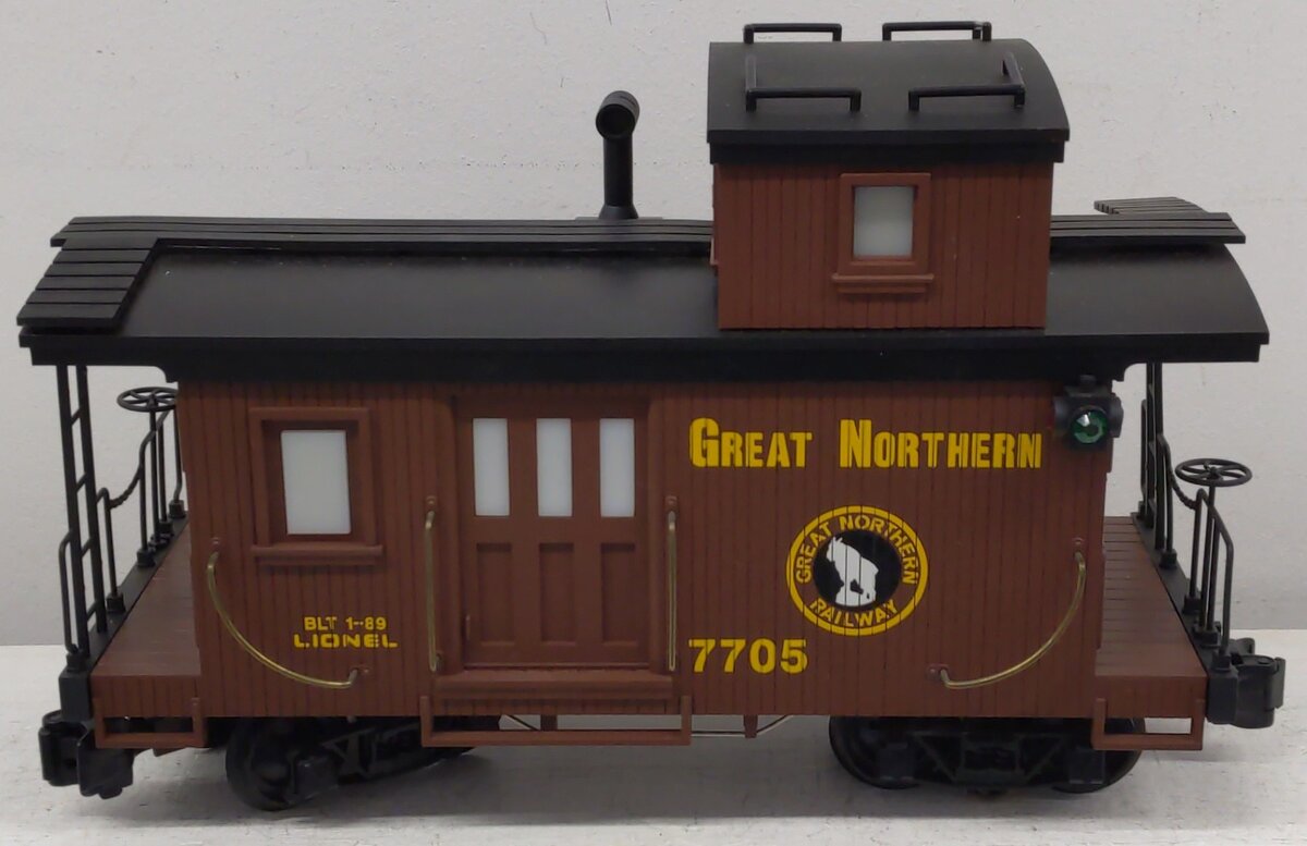 Lionel G Scale 8-87705 Great Northern Caboose #7705 EX