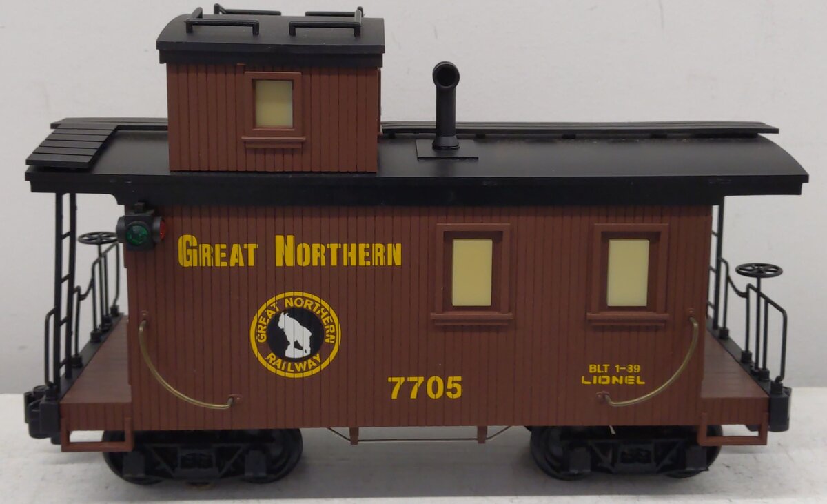 Lionel G Scale 8-87705 Great Northern Caboose #7705 EX