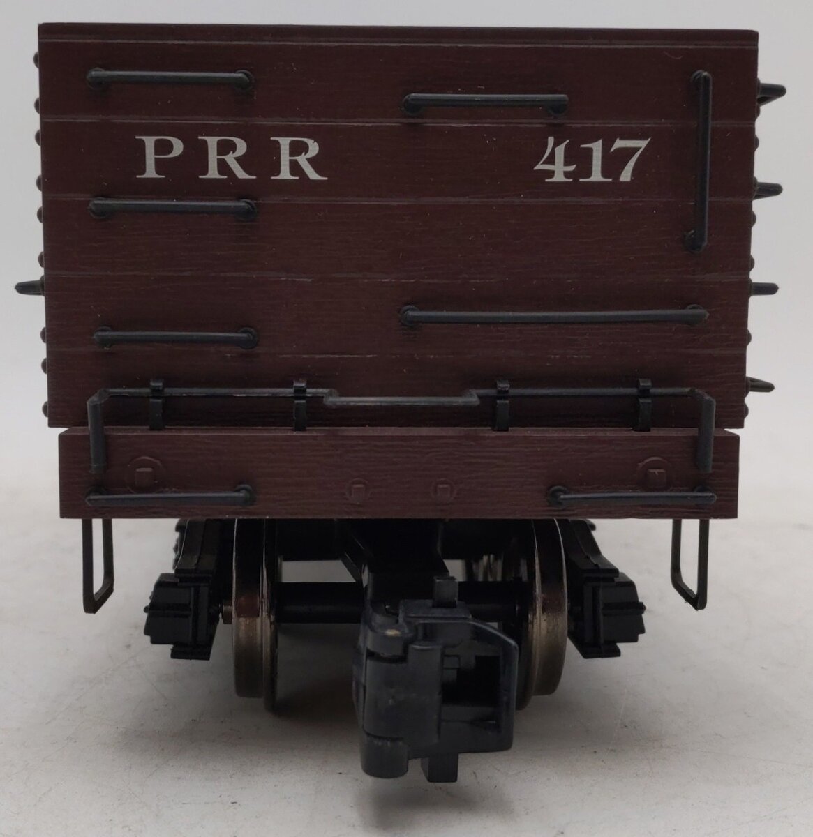Bachmann 98514 G Pennsylvania Wood Ore Hopper Car #417 w/Metal Wheels EX