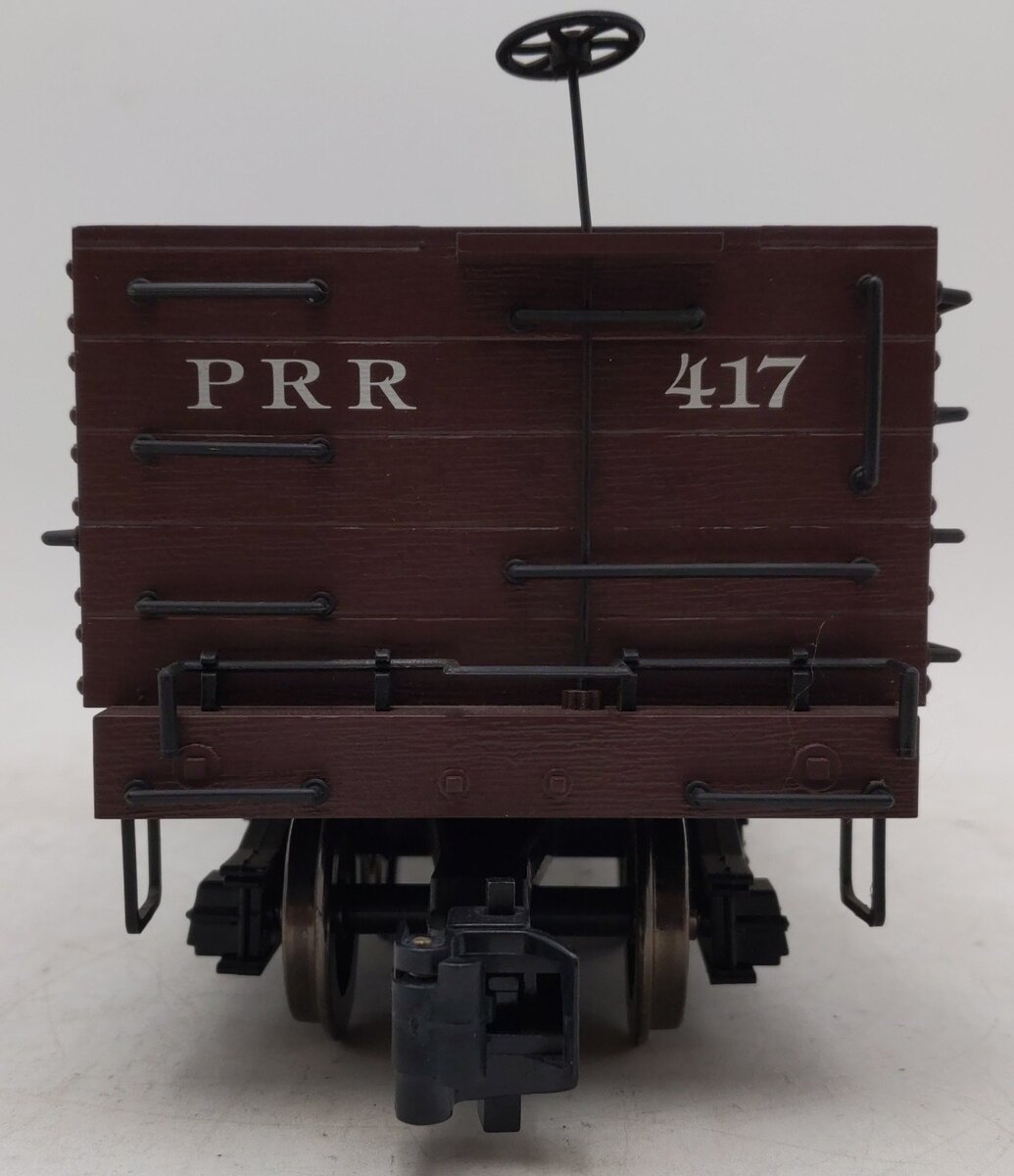 Bachmann 98514 G Pennsylvania Wood Ore Hopper Car #417 w/Metal Wheels EX