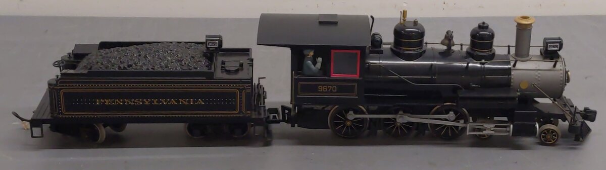 Bachmann 9670 G Scale Pennsylvania #9670 Steam Locomotive & Tender w/Sound EX
