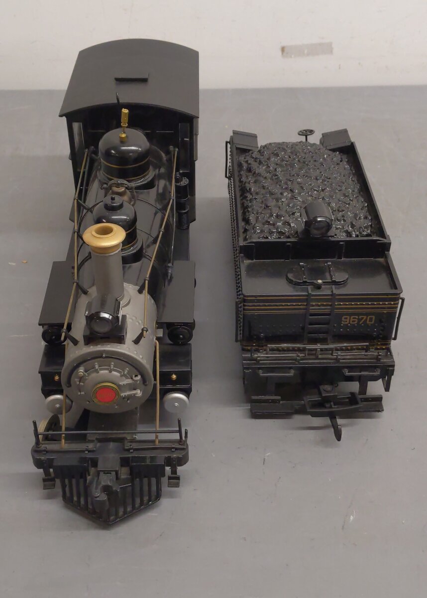 Bachmann 9670 G Scale Pennsylvania #9670 Steam Locomotive & Tender w/Sound EX