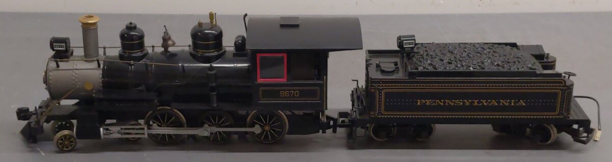 Bachmann 9670 G Scale Pennsylvania #9670 Steam Locomotive & Tender w/Sound EX