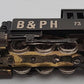 HO Scale Brass 2-6-2 Steam Locomotive B&PH #73 VG