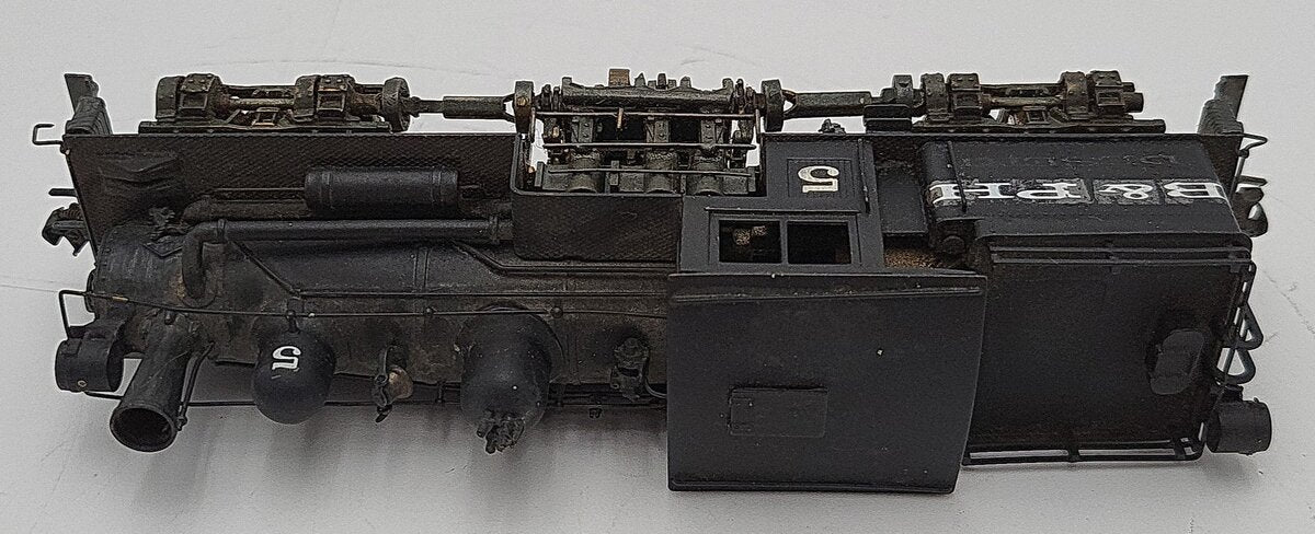 United Scale Models HO Scale Custom Painted BRASS 2 Truck Class "B" Shay Loco/Box