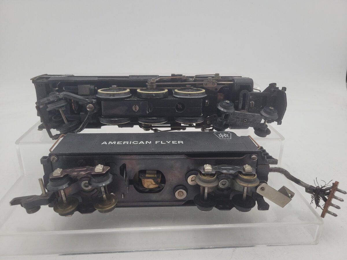 American Flyer 314AW Vintage S Steam Locomotive & Tender VG