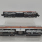 American Flyer 477 & 478 Vintage S Silver Flash PAB Diesel Locomotive Set VG