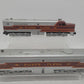 American Flyer 477 & 478 Vintage S Silver Flash PAB Diesel Locomotive Set VG