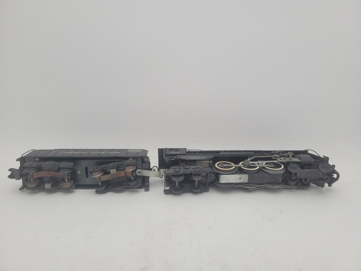 American Flyer 326 Vintage S NYC 4-6-4 Die-cast Steam Locomotive & Tender VG
