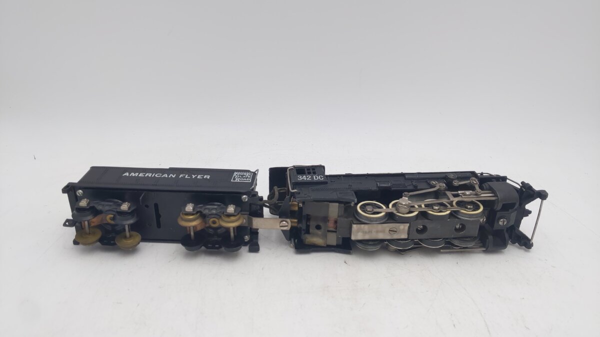 American Flyer 342DC Vintage S NKP 0-8-0 Diecast Steam Switcher EX