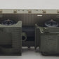 American Flyer 24572 Vintage S US Navy Flat Car w/ 2 Olive Drab Tootsie Toy Jeep VG